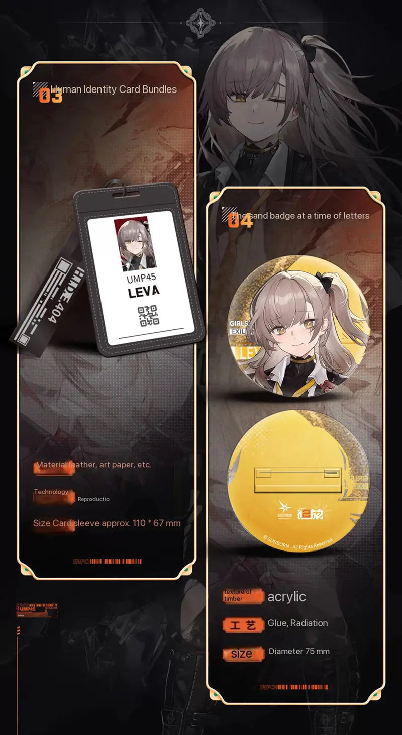 Girls' Frontline - UMP45 Deep Oblivion Leva Plush & Gift Box Collection Set [PRE-ORDER]