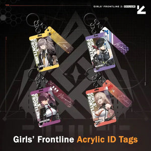 Girls' Frontline - Acrylic Tactical ID Tag (UMP45 Leva / HK416 Klukai / WA2000 Makiatto Macchiato / Type 97s Qiuhua) [BACK-ORDER]