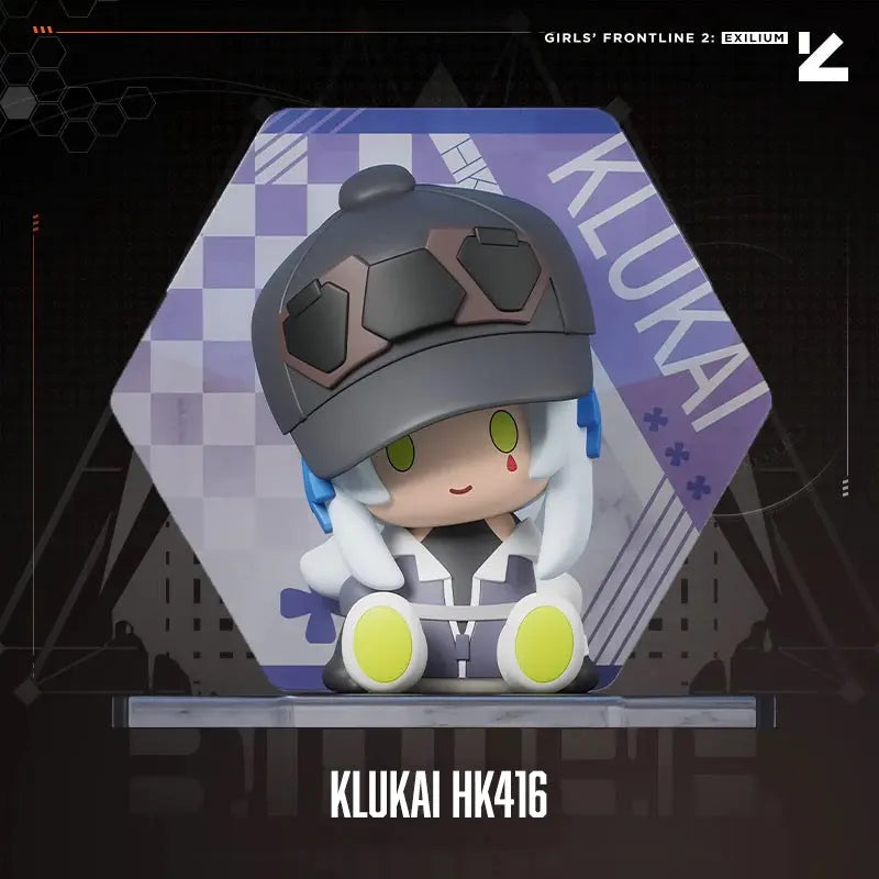 Girls' Frontline - Q Size Leva (UMP45) Klukai (HK416) Robella (RO635) Springfield (M1903) Bobblehead Figure [PRE-ORDER]