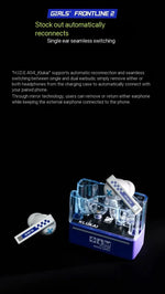 Load image into Gallery viewer, Girls Frontline 2: Exilium x MOONDROP Collaboration Space Travel 2 Ultra Wireless Earbuds IEM Klukai / HK416 Model [PRE-ORDER]
