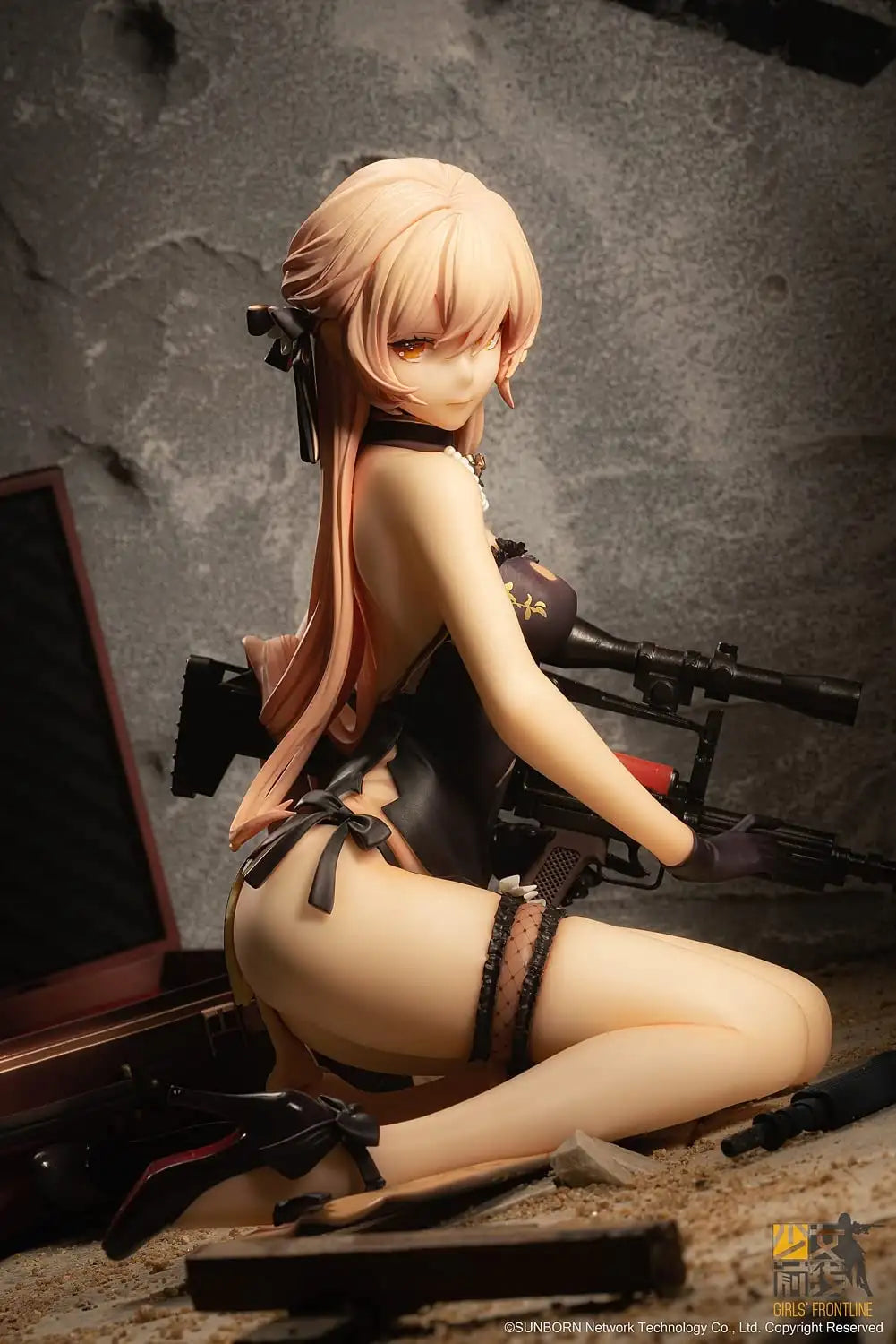 Luminous⭐Merch Reverse Studio Girls' Frontline Reverse Studio OTs-14 - Crassula Volkensii - Purple Rain Heart Heavy Damage Ver. 1/8 Scale Figure Scale Figures