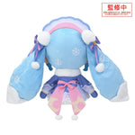 Load image into Gallery viewer, Luminous⭐Merch SEGA Hatsune Miku Snow Miku 2023 Ver. BIG Fuwa Puchi Dodeka Jumbo Nuigurumi Plush (SEGA) Plush Toys
