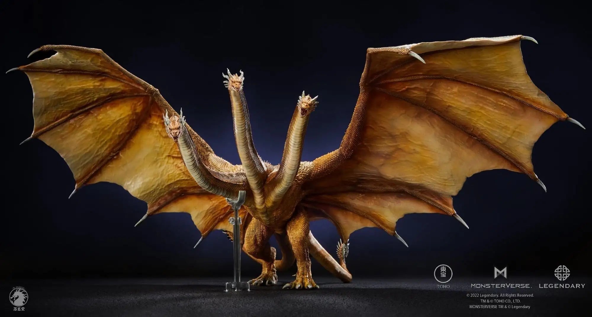 Luminous⭐Merch X-PLUS W-Dragon King Ghidorah 2019 Figure Scale Figures