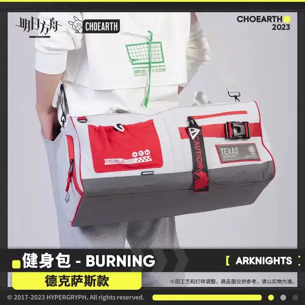 Luminous⭐Merch Yostar Arknights - CHOEARTH Texas and Mizuki Gym Bag BURNING Edition [PRE-ORDER] Apparel