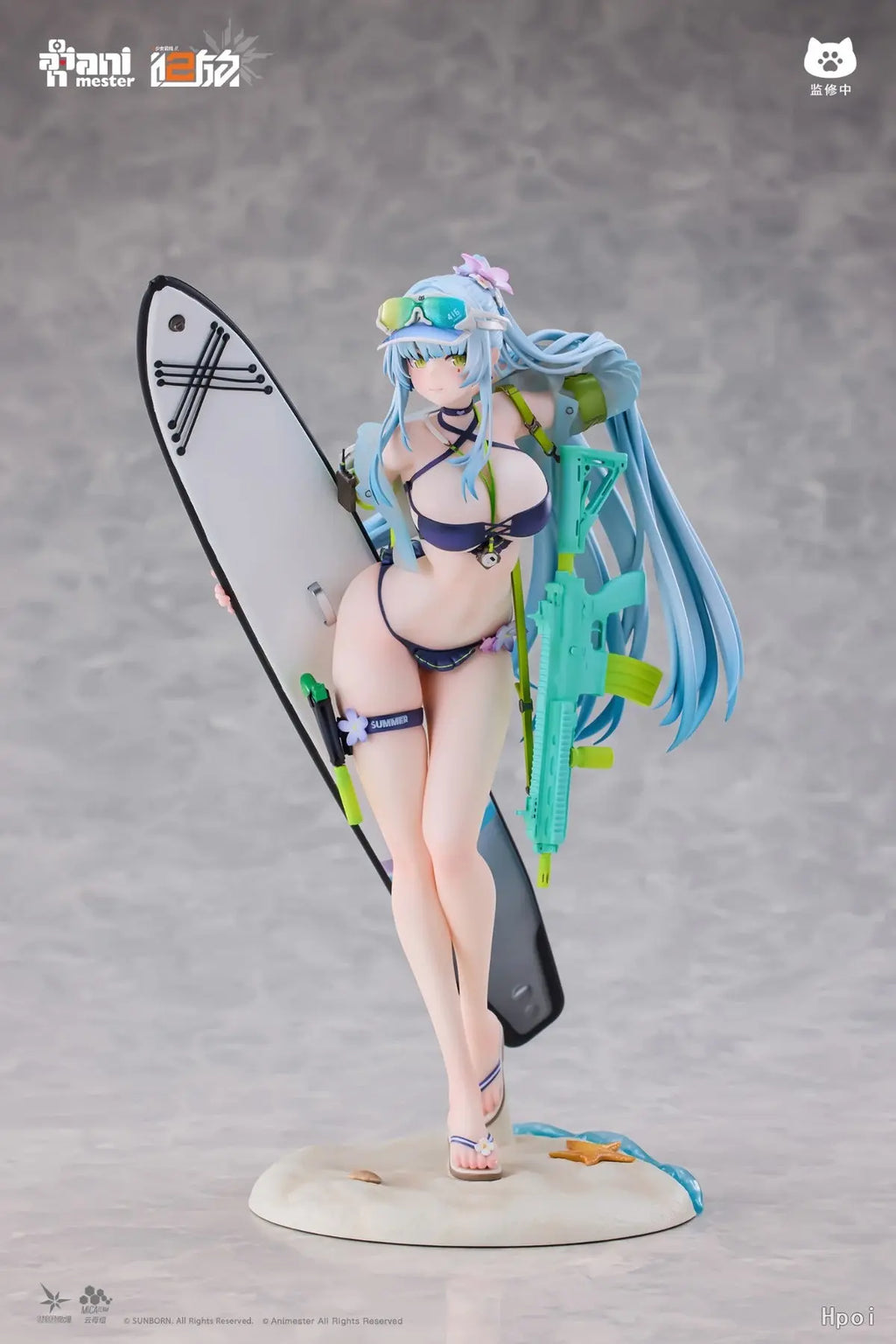 Luminous⭐Merch AniMester Girls' Frontline 2: Exilium Klukai (HK416) Cerulean Breaker Ver. 1/7 Figure (AniMester) [PRE-ORDER] Scale Figure