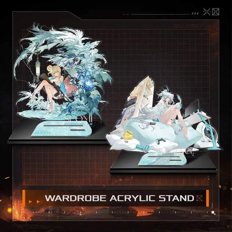 Luminous⭐Merch Girls' Frontline Girls' Frontline 2: Exilium - Suomi (KP/-31) & Florence (PA-15) Acrylic Stand [BACK-ORDER] Living/Deco