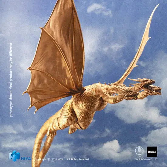 Luminous⭐Merch Hiya Toys HIYA Toys Exquisite Basic King Ghidorah 1991 Action Figure from Godzilla vs King Ghidorah Non-scale Figures