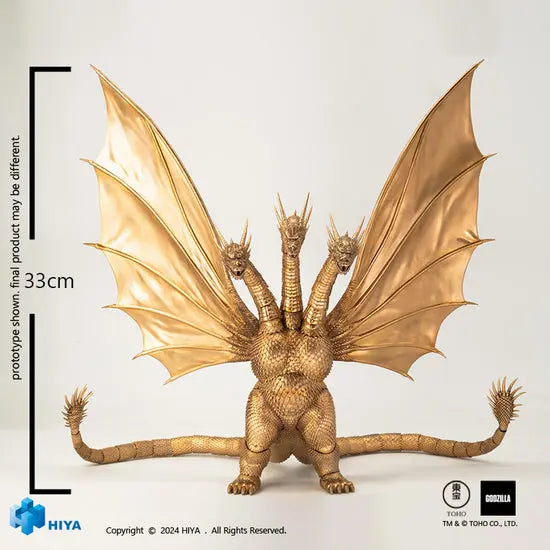 Luminous⭐Merch Hiya Toys HIYA Toys Exquisite Basic King Ghidorah 1991 Action Figure from Godzilla vs King Ghidorah Non-scale Figures