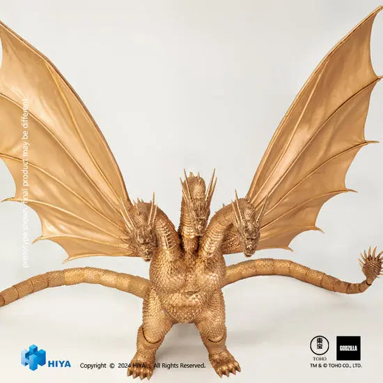 Luminous⭐Merch Hiya Toys HIYA Toys Exquisite Basic King Ghidorah 1991 Action Figure from Godzilla vs King Ghidorah Non-scale Figures