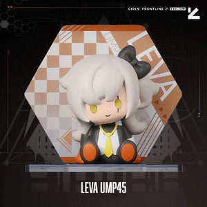Luminous⭐Merch Hobby Max Girls' Frontline - Q Size Leva (UMP45) & Klukai (HK416) Bobblehead Figure [BACK-ORDER] Non-scale Figures