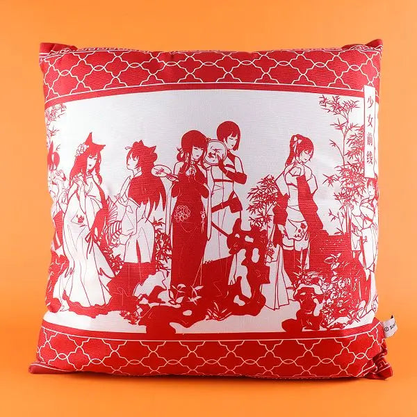 Luminous⭐Merch IOP Girls' Frontline - Lucky and Auspicious Square Plush Pillow Living/Deco