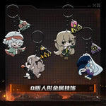Load image into Gallery viewer, Luminous⭐Merch IOP Girls&#39; Frontline - Squad 404 Metal Keychain (UMP45 Leva, HK416 Klukai, UMP40 Lainie, G11 Mechty) Keychains
