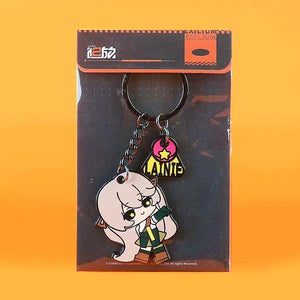 Luminous⭐Merch IOP Girls' Frontline - Squad 404 Metal Keychain (UMP45 Leva, HK416 Klukai, UMP40 Lainie, G11 Mechty) Keychains