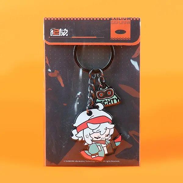 Luminous⭐Merch IOP Girls' Frontline - Squad 404 Metal Keychain (UMP45 Leva, HK416 Klukai, UMP40 Lainie, G11 Mechty) Keychains