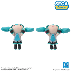 Luminous⭐Merch SEGA Fuwa Puchi Layind Down Hatsune Miku Nesoberi Plush Doll M (SEGA) 30cm Plush Toys
