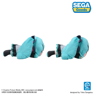Luminous⭐Merch SEGA Fuwa Puchi Layind Down Hatsune Miku Nesoberi Plush Doll M (SEGA) 30cm Plush Toys