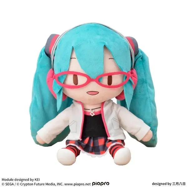 Luminous⭐Merch SEGA Project DIVA- Arcade Future Tone Hatsune Miku - Natural in Glasses ver. Fuwapuchi Mega Jumbo Nuigurumi Plush [BACK-ORDER] Plush Toys