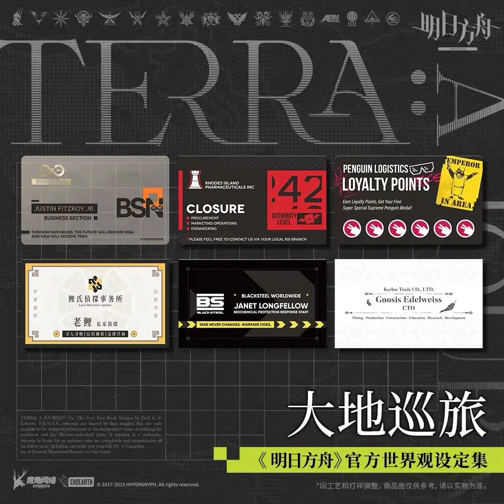 Luminous⭐Merch Yostar Arknights - Official Terra: A Journey Book Set [PRE-ORDER] Media