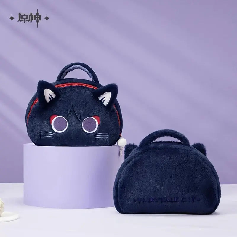Luminous⭐Merch miHoYo Genshin Impact - Wanderer (Scaramouche) Fairy Tale Cat Series Plush Bag Purse Plush Toys