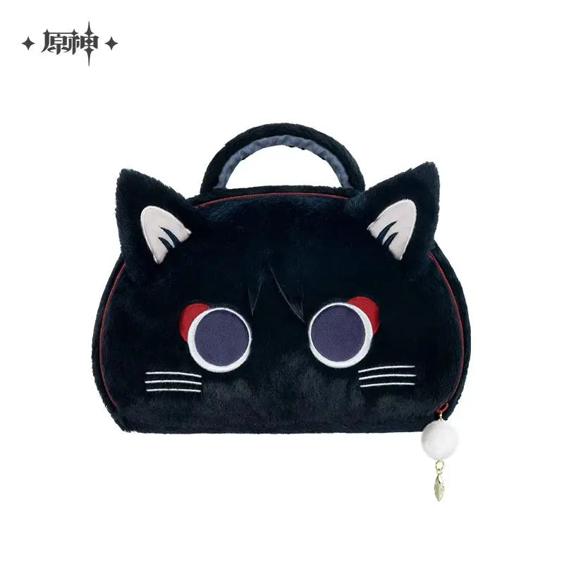 Luminous⭐Merch miHoYo Genshin Impact - Wanderer (Scaramouche) Fairy Tale Cat Series Plush Bag Purse Plush Toys