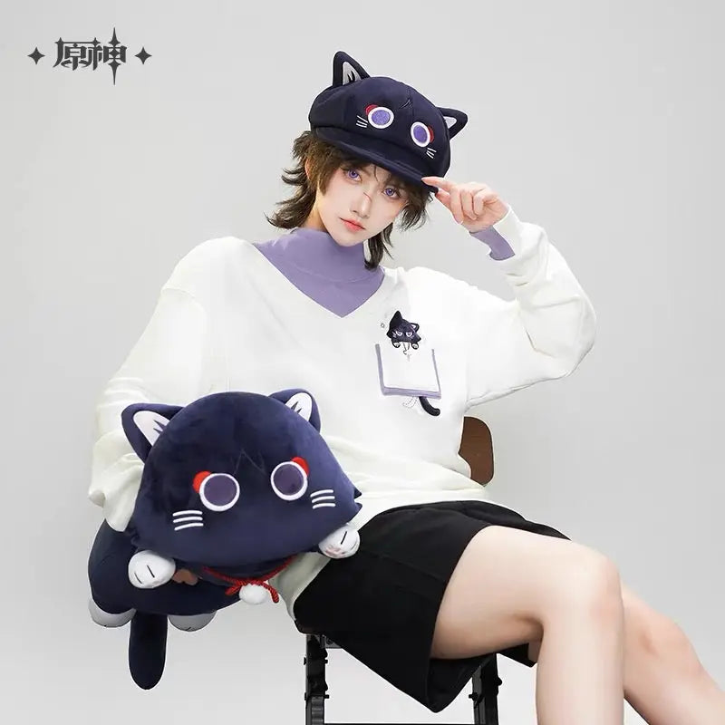 Luminous⭐Merch miHoYo Genshin Impact - Wanderer (Scaramouche) Fairy Tale Long Cat Series XL Neko Plush Plush Toys