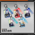 Load image into Gallery viewer, Girls' Frontline 2: Exilium - Acrylic Tactical ID Tag (Florence PA-15, DP-12 Helen, AK-15 Voymastina, AN-94 Alva, Suomi KP-31)
