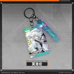 Load image into Gallery viewer, Girls' Frontline 2: Exilium - Acrylic Tactical ID Tag (Florence PA-15, DP-12 Helen, AK-15 Voymastina, AN-94 Alva, Suomi KP-31)
