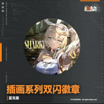 Load image into Gallery viewer, Girls&#39; Frontline - Illustrated Glimmering Can Badge Button Pin (UMP45 Leva / HK416 Klukai / WA2000 Makiatto Macchiato / M1903 Springfield / Vector / Sharkry / K2 Yoohee) [BACK-ORDER]
