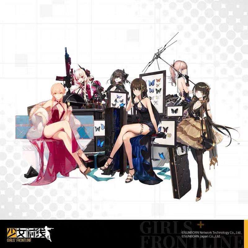 Girls' Frontline - 4th Anniversary Acrylic Stand (M4A1, SOPMOD II, STAR15, M16A1, RO635, OTs-14)