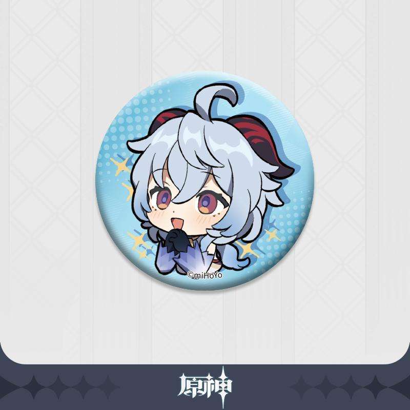 Genshin Impact - Chibi Emoji Can Badge Button Collection [BACK-ORDER]