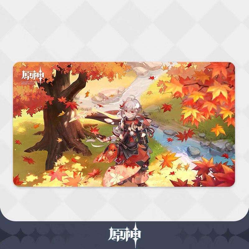 Genshin Impact - Scarlet Leaves Pursue Wild Waves Rubber Mat Mouse Pad (Kaedehara Kazuha) Desk Mat