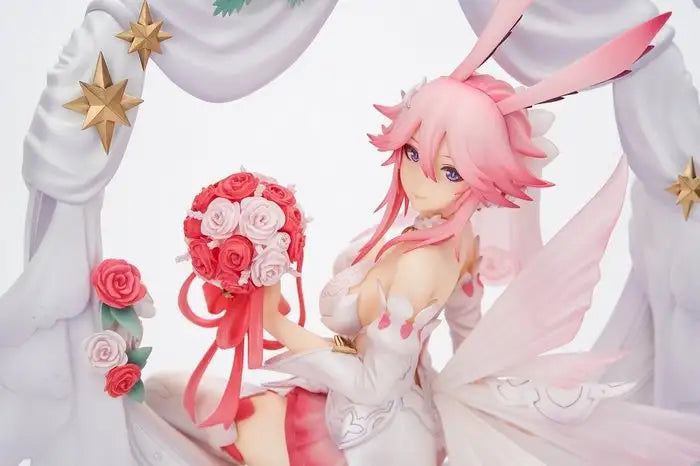 Luminous⭐Merch APEX-TOYS Honkai Impact 3rd - APEX Yae Sakura Wedding Dress Ver. 1/7 Scale Figure Action Figures