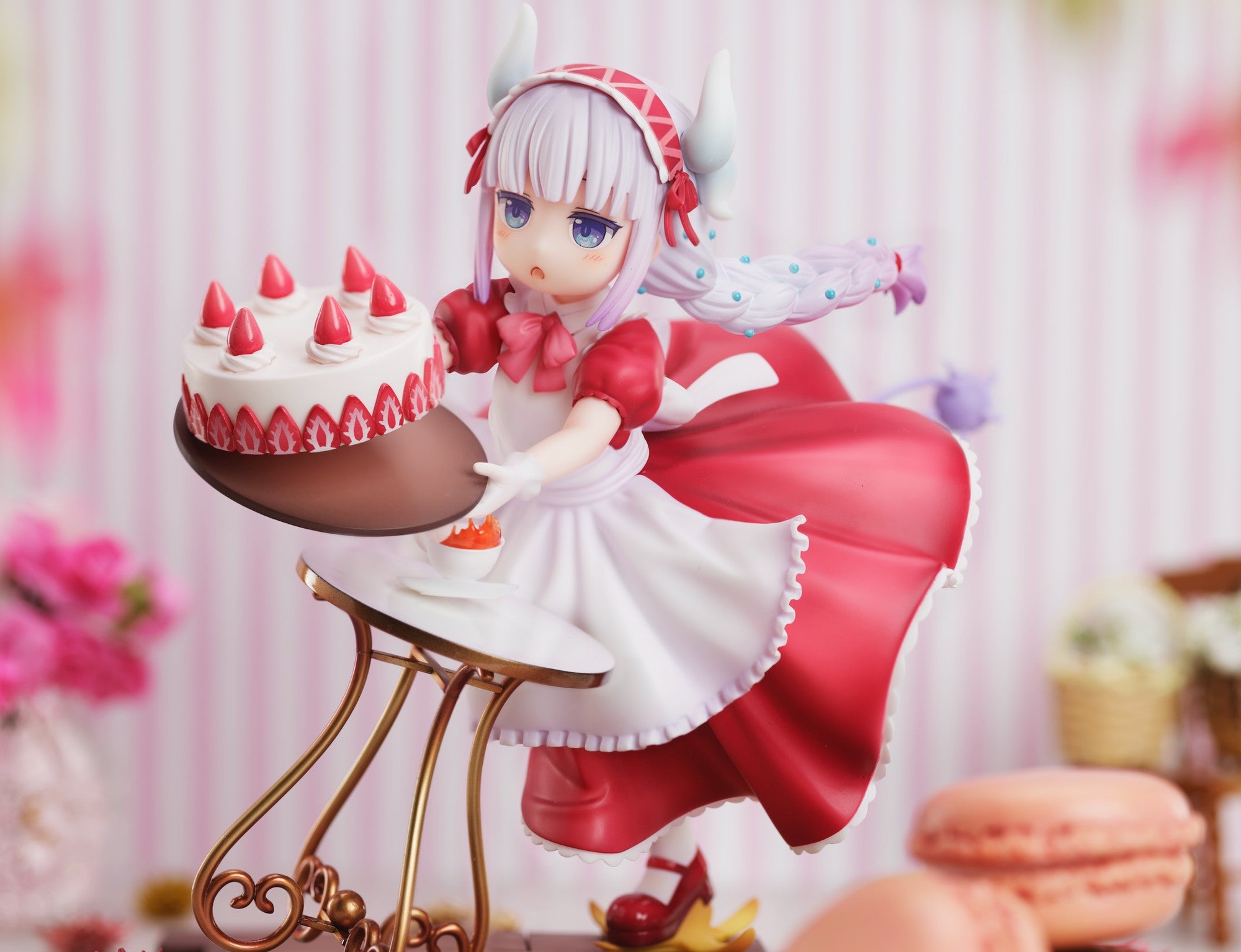 Luminous⭐Merch APEX-TOYS Miss Kobayashi's Dragon Maid - Kanna Maid Cafe Ver. 1/7 Scale Figure Scale Figures