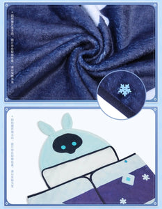 Luminous⭐Merch LuminousMerch Genshin Impact - Ice Abyss Mage Comfy Wearable Blanket Hoodie Toy