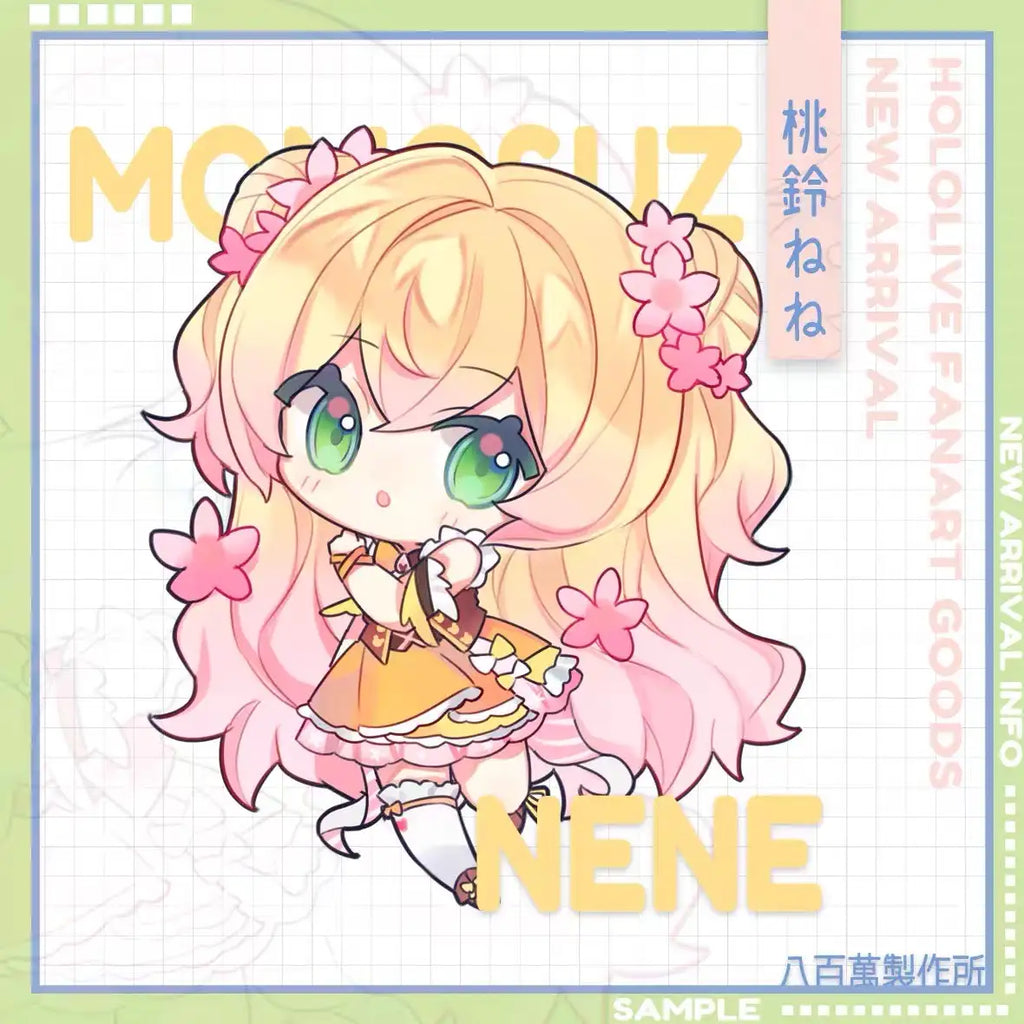 Luminous⭐Merch LuminousMerch Hololive Vtuber - Momosuzu Nene Double-sided Acrylic Keychain Custom & Doujin