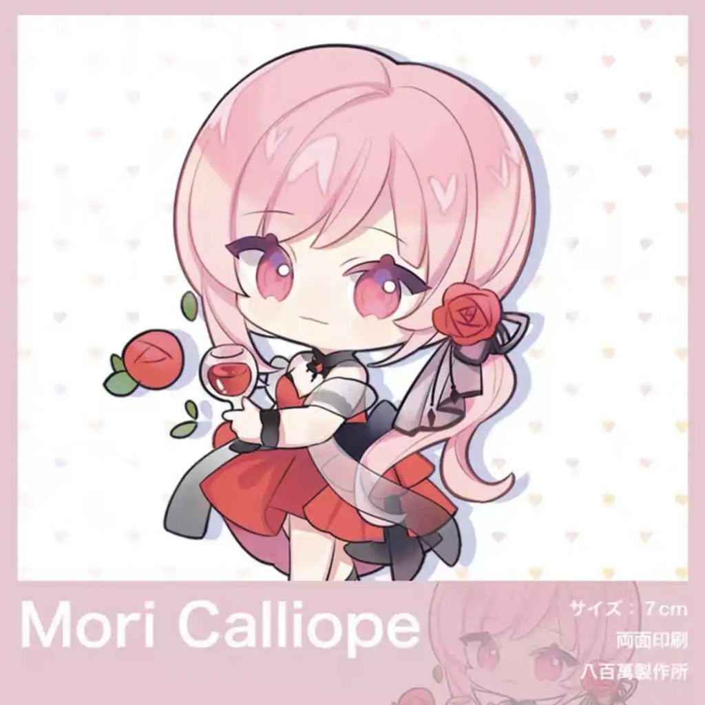 Luminous⭐Merch LuminousMerch Hololive Vtuber - Mori Calliope Double-sided Acrylic Keychain Custom & Doujin