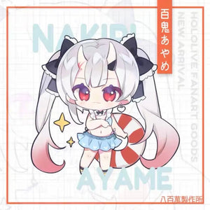 Luminous⭐Merch LuminousMerch Hololive Vtuber - Nakiri Ayame Double-sided Acrylic Keychain Custom & Doujin