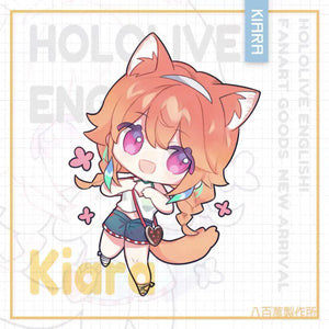 Luminous⭐Merch LuminousMerch Hololive Vtuber - Takanashi Kiara Double-sided Acrylic Keychain Custom & Doujin