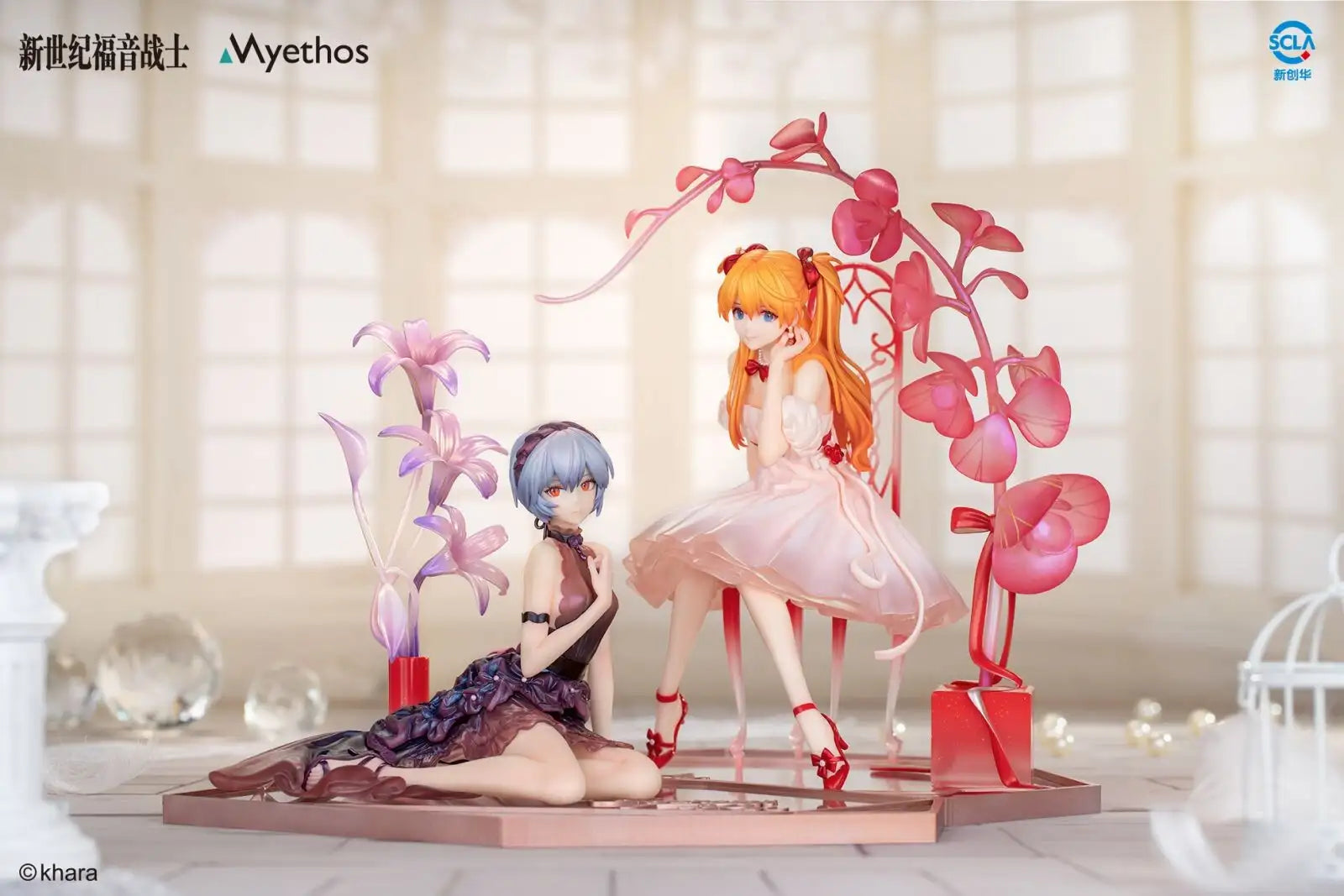 Luminous⭐Merch SEGA Evangelion - Asuka Langley / Rei Ayanami Whisper of Flower ver. Figure (Myethos) Prize Figures