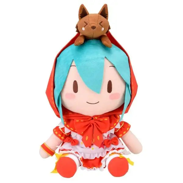 Luminous⭐Merch SEGA Hatsune Miku Mikuzukin Ver. (Red Riding Hood) Jumbo Fuwafuwa Nuigurumi Plush Plush Toys