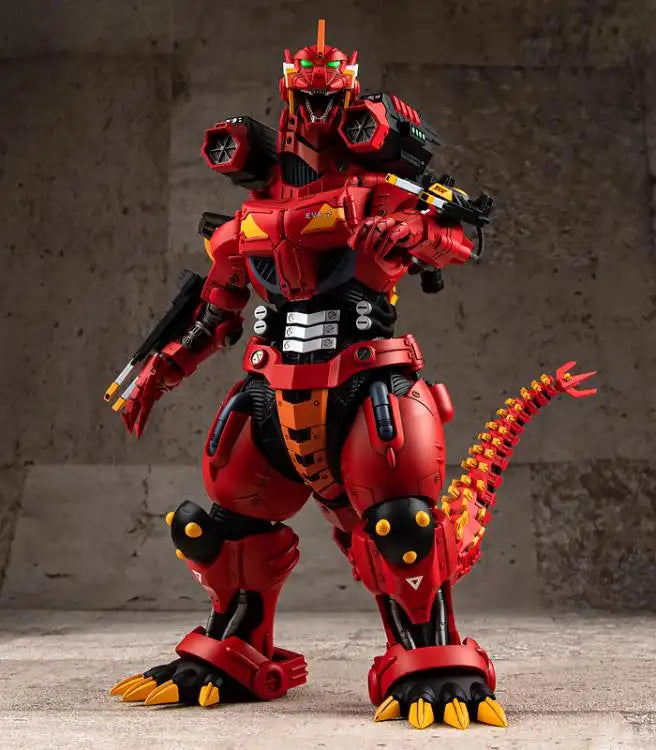 Luminous⭐Merch X-PLUS Aoshima Godzilla vs. Evangelion Mechagodzilla (Type-3 Kiryu EVA Unit 02 Color Version) Exclusive Model Kit Scale Figures