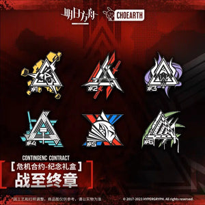 Luminous⭐Merch Yostar Arknights - Crisis Contract Pin Badge Set Media