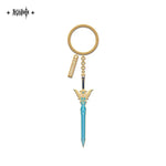 Load image into Gallery viewer, Luminous⭐Merch miHoYo Genshin Impact - Character Weapon Metal Keychain (Venti, Diluc, Eula, Zhongli, Childe) Keychains
