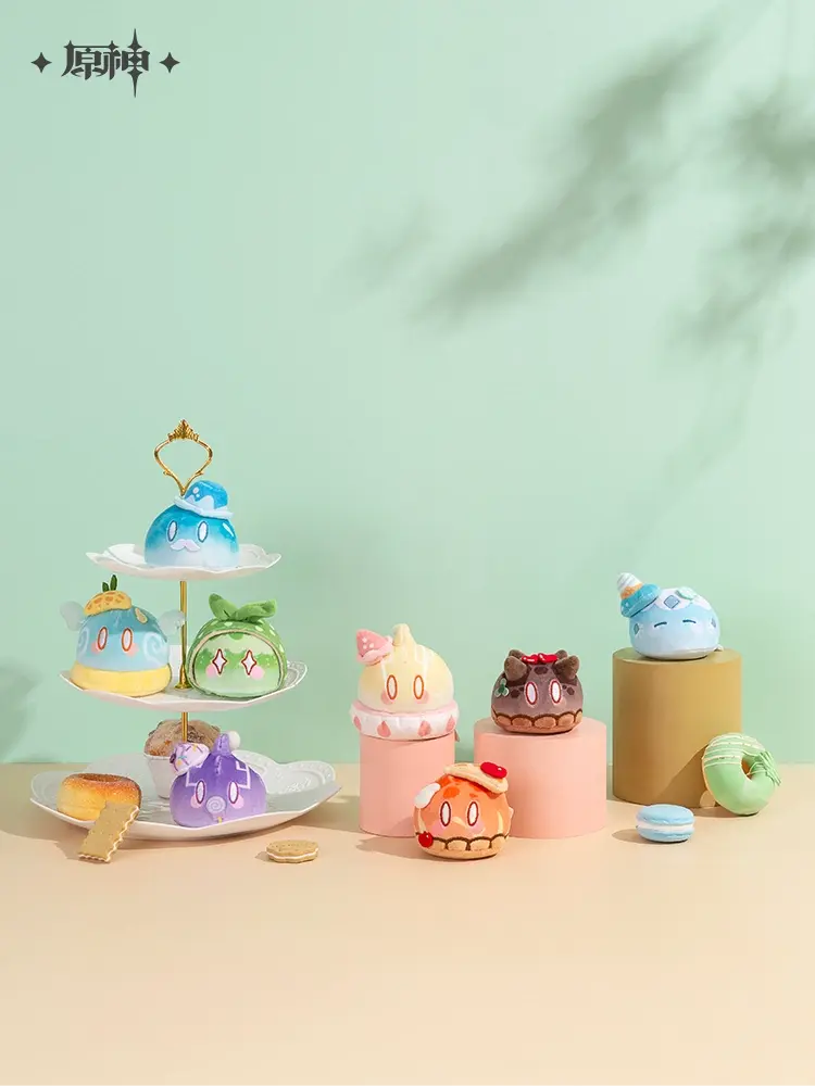 Luminous⭐Merch miHoYo Genshin Impact - Dessert Party Slime Series Squishy Toy Plush [BACK-ORDER] Plush Toys