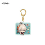 Load image into Gallery viewer, Luminous⭐Merch miHoYo Genshin Impact - Emoji Glitter Acrylic Keychain Charms Keychains
