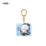 Load image into Gallery viewer, Luminous⭐Merch miHoYo Genshin Impact - Emoji Glitter Acrylic Keychain Charms Keychains
