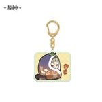 Load image into Gallery viewer, Luminous⭐Merch miHoYo Genshin Impact - Emoji Glitter Acrylic Keychain Charms Keychains
