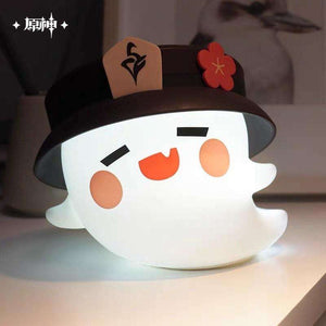 Luminous⭐Merch miHoYo Genshin Impact - Hu Tao's Ghost (Boo Tao) Night Lamp Living/Deco