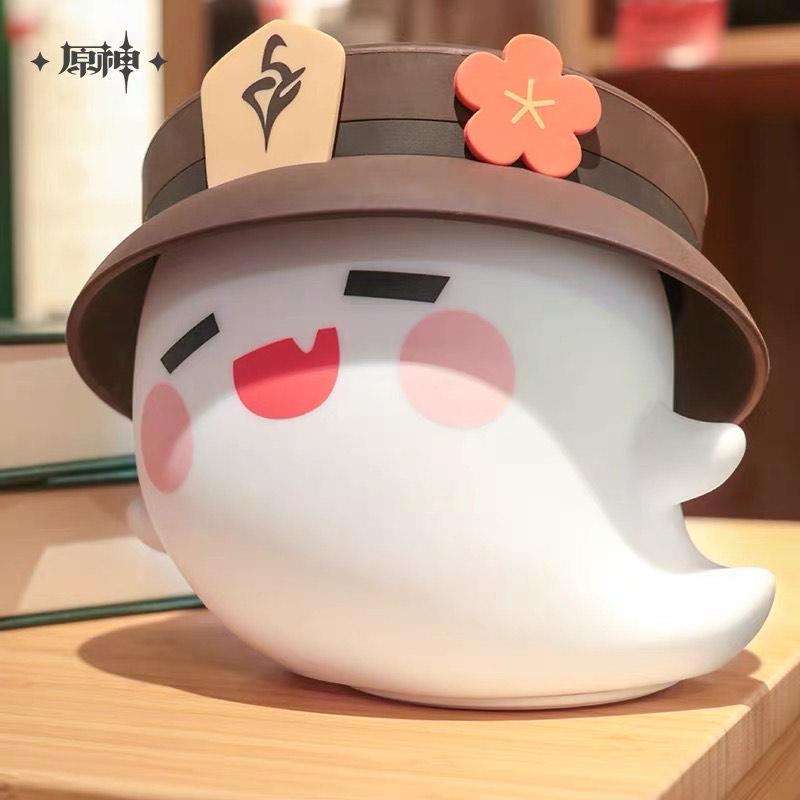 Luminous⭐Merch miHoYo Genshin Impact - Hu Tao's Ghost (Boo Tao) Night Lamp Living/Deco