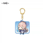 Load image into Gallery viewer, Luminous⭐Merch miHoYo Genshin Impact - Inazuma Chibi Emoji Acrylic Keychain Charms 2.0 Keychains
